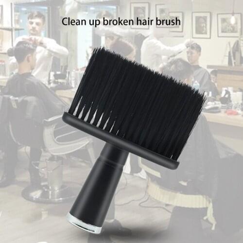 1pcs Plastic Soft Hair dust Brush Broken hair cleaning brush Neck Duster Brush Professional Hairdressing Styling Tools