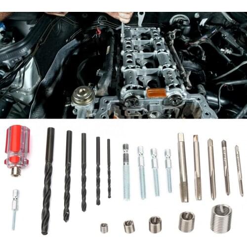 116Pcs/set M3 M4 M5 M6 M8 Stainless Steel Wire Screw Sleeve Thread Repair Insert Kit Tool kit thread repair kit