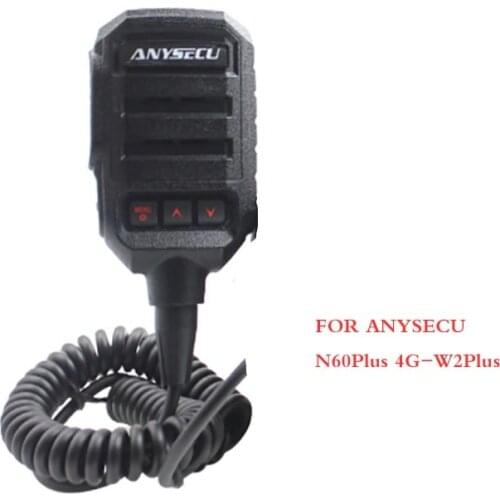 ANYSECU Original PTT Microphone for 4G Android LTE Network Radio N60Plus 4G-W2Plus Walkie Talkie work with Zello PTT