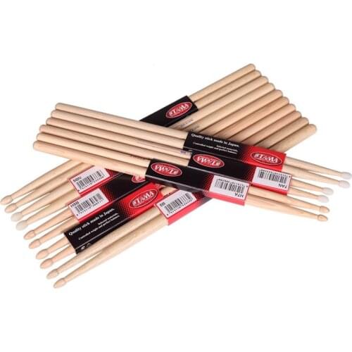 Tama 5A 5B 7A Tradiation Series Drum Sticks, Japanese Oak / American Hickory, Nylon Tip Also Available