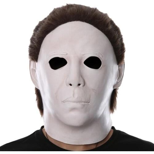 Fast delivery 2020 Michael Mask Horror Halloween Latex Party Masquerade Cosplay Props Helmet Carnival Cosplay Prop xmas Gift