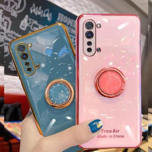 Phone Holder Case For OPPO Find X2 Lite Case Soft Silicone Stand Cover For OPPO Find X2 lite Case Find X2 Lite Shockproof Fundas