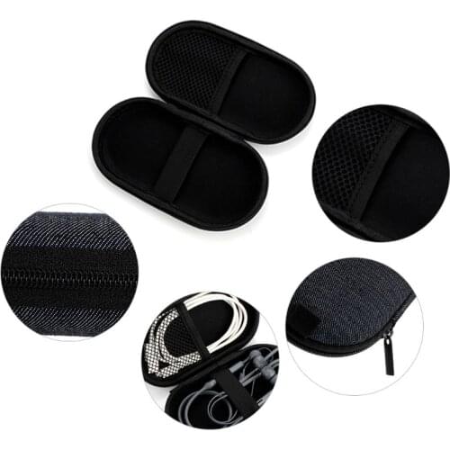 Portable Headphone Case Shockproof Storage Bag for Hua-wei Freelace for BeatsX 19QA
