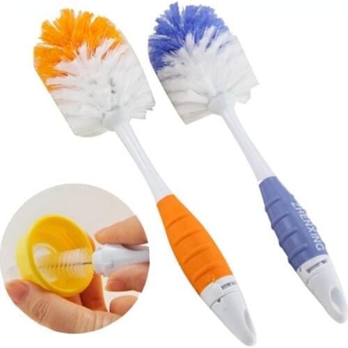 Baby Bottle Brushes for Cleaning Kids Milk Feed Bottle Nipple Pacifier Tube Cleaning Brush Sets Washing Brush for Cups