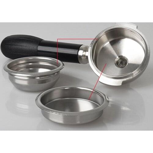 58mm Backflush Disk; Blind Portafilter Basket, Stainless Steel Blind Portafilter Backflush Insert Disk Coffee Machine Tool