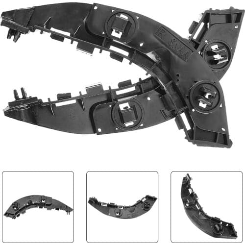 For Honda Civic 4-Door Sedan 06-11 2pcs Black Plastic Car Auto Left Right Front Bumper Retainer Bracket Support Parts