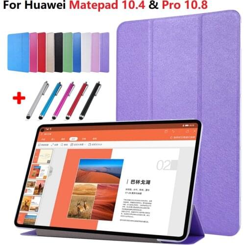 For Huawei MatePad 10.4 Case 2020 Slim Stand Skin Tablet Cover for Huawei Matepad Pro 10.8 Case Mate pad 10 4 Shell Kids Gift