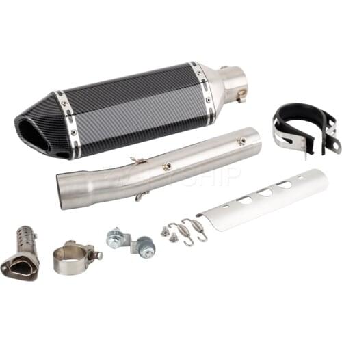 For Yamaha Tenere 700 2019 2020 2021 XTZ690 XTZ700 T7 T700 Escape Slip-on Motorcycle Exhaust Muffler With Mid Link Pipe