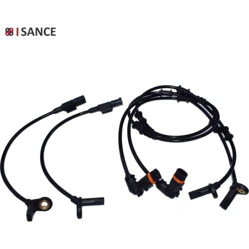 ISANCE Front & Rear ABS Wheel Speed Sensor 1645400717 1645400917 For Mercedes-Benz W164 GL320 GL450 GL550 ML320 ML350 R320 R350