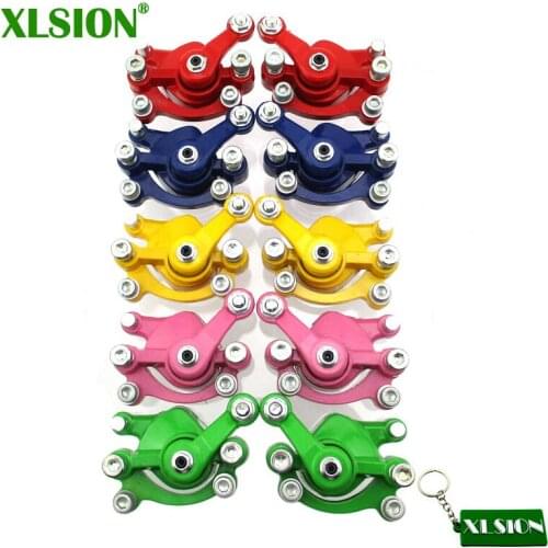XLSION Left + Right Disc Brake Calipers For Chinese Pocket Bike Mini Dirt Bike ATV Goped Scooter Go Kart