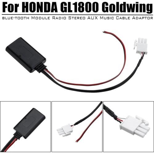 Motorcycle Bluetooth Adapter Module Auxiliary Audio Cablefor Honda Goldwing GL1800 Electronics Accessories