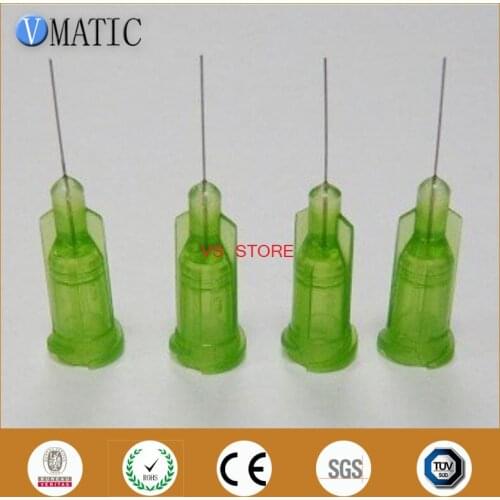 Free Shipping Non Sterilized 100Pcs 34G Cyan Color 0.5'' Tubing Length Te Premier Dispensing Needle Tip