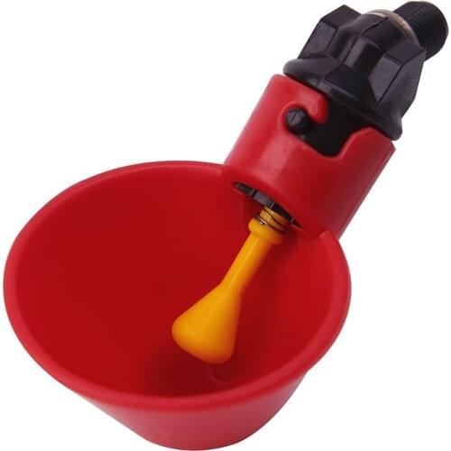 Poultry Water Drinking Cups Plastic Poultry Chicken Hen Bird Automatic Drinker
