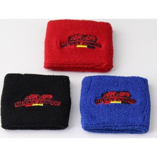 Blue/Red/Black MUGEN Power JDM Style Reservoir Brake Clutch Oil Tank Cap Sock