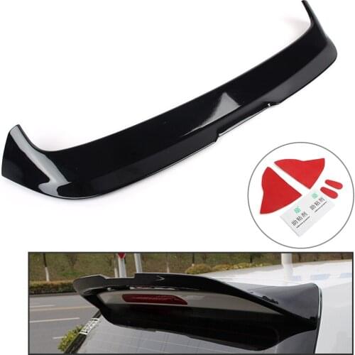 V Style Car Tail Wing Trim Rear Trunk Lip Spoiler For Volkswagen VW Golf 7/7.5 2014 2015 2016 2017 2018 2019 Glossy Black
