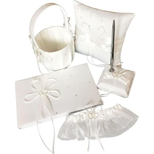 Wedding accessories 5-piece set double heart classic style multicolor optional