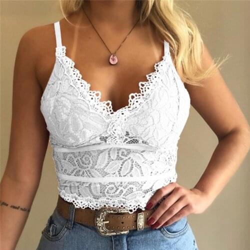 Crop Top Cyber Women Lace Aesthetic EGirl See-through Corest Sexy Sleeveless Tunics Punk Halter Solid Tops Summer 2021