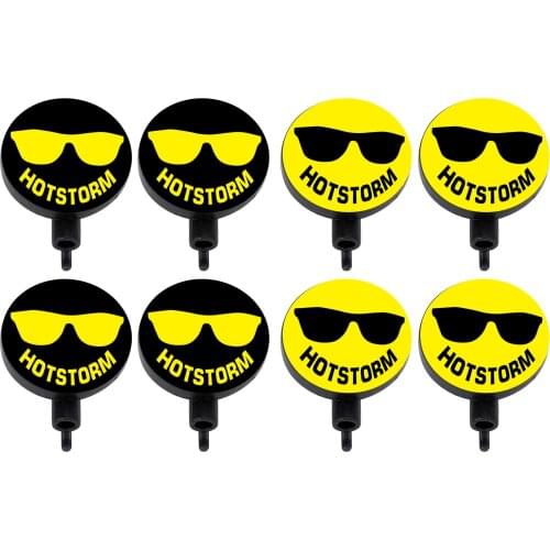 Bright Spotlight 2/4LED Round Lights with Smile Face Sticker For 1/10 RC Crawler Axial SCX10 90046 Tamiya MST Traxxas TRX4 TRX6