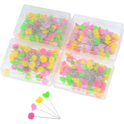 100Pcs Stainless Steel Dressmaking Pins Sewing Marker Needle DIY Sewing Accessories Hand-sewing fix Embroidery Patchwork Pins