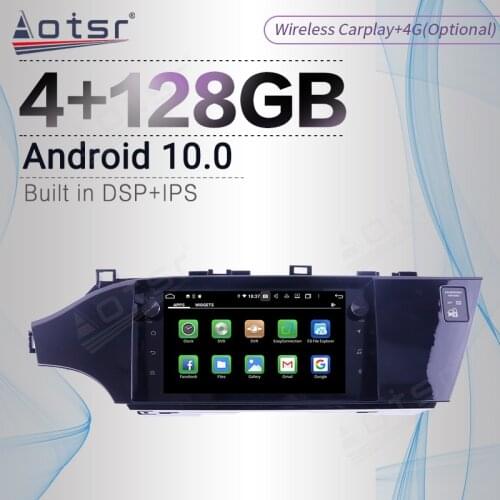 128G DSP Carplay Android Screen Player Car For Toyota Avalon 2013 2014 2015-2018 GPS Navi PX6 Auto Radio Audio Stereo Head Unit