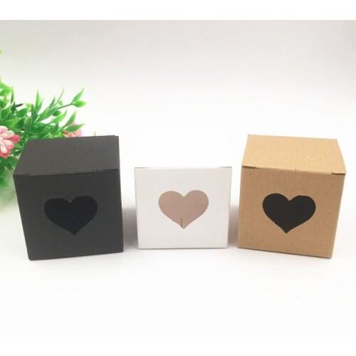 30pcs/lot 5*5*5cm kraft Candy Bag Wedding Favors Gift Box Packing Birthday Party small Favor boxes
