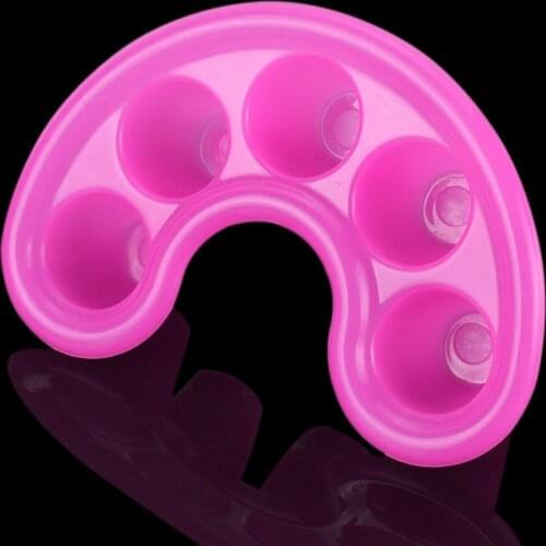 5 Pieces Manicure Hand Bowl Soak Finger Acrylic Tip Nail Art Soaker Tool