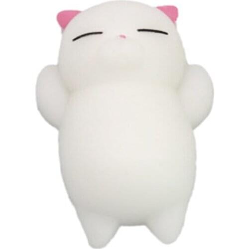 5Pcs Japan Cute Solid Doll Small Animal Pinch Toy TPR Soft Glue Small Animal Cute Pet Dumpling Squeeze Toy