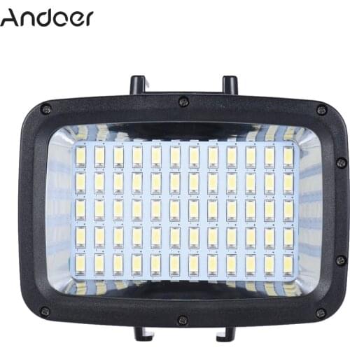 Andoer Ultra Bright 1800LM 3 Modes Waterproof Fill-in Light Video Studio Photo for GoPro Hero Xiaomi for Canon Nikon Sony