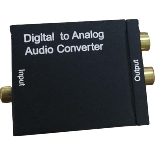 Digital to Analog Signal Audio Sound Adapter ADC Converter Optical Coaxial RCA Toslink SPDIF Adaptor TV digital signal converter