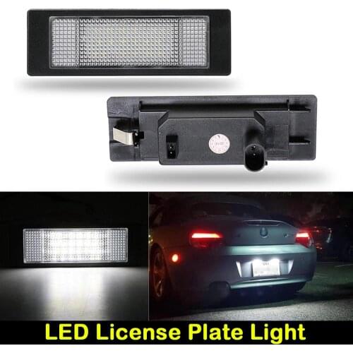 For BMW E81 E87 F20 E63 E64 F12 F13 F06 Z4/E85 E86 E89 K48 MINI R55 R60 R61 Fiat Car Rear license plate light number plate lamp