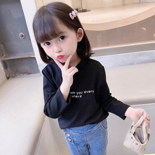 T-shirts For Girls Letter Pattern Girls T Shirt Toddler T Shirt Kids Spring Autumn Girls'clothes