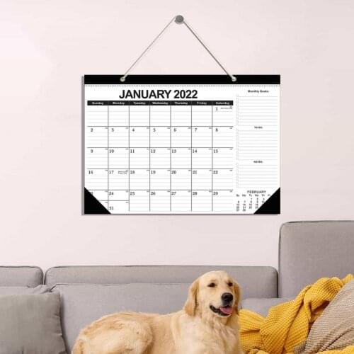 2021-2022 Desk Calendar - 18 Months Large Monthly Desk Calendar, July 2021 - December 2022 for Organizing