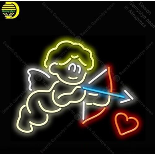 Neon sign Cupid with LOVE Neon Light Sign Neon Bulb Sign Decor Store Neon lamp Halloween luminoso Atarii Dropshipping for sale