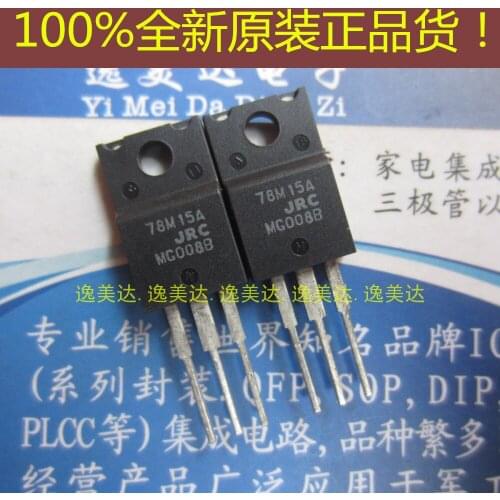 New 78M15A JRC78M15A NJM78M15FA TO220F 5pcs/lot