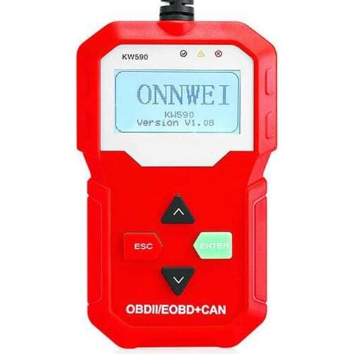 OBD Diagnostic Tool KW590 Car Code Reader Automotive OBD2 Scanner Support OM123 AD310 Car Monitors Auto Scanner