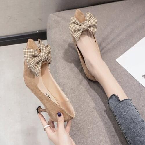 Autumn new fashion sequins high heels Korean version of the wild pointed shallow mouth banquet wedding shoes W32-04