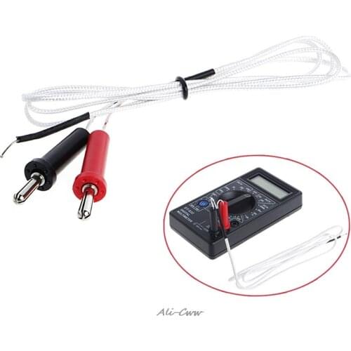 TP-01A K-type Wire Temperature Test Thermocouple Sensor Probe 100cm
