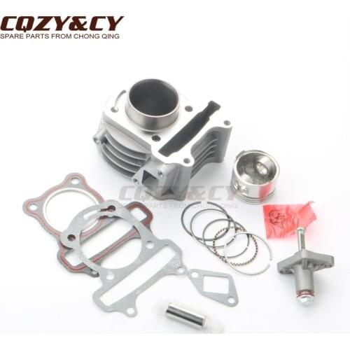 Scooter 60cc 44mm Big Bore Cylinder Kit & Piston Kit for Kymco Agility 50 Basic 50 DJ S Filly Super 8 Vitality 50cc 4-stroke