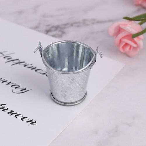 1 PC Pretnd Play 1:12 Scale Dollhouse Miniature Ice Cube Bucket Fairy Home Kitchen Decor Game Dolls Accessories