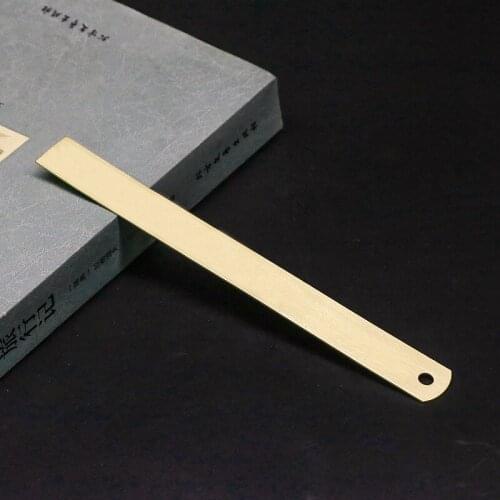 1 pcs 15cm Multifunction Thickening Portable Brass Ruler School Office Drawing Tools