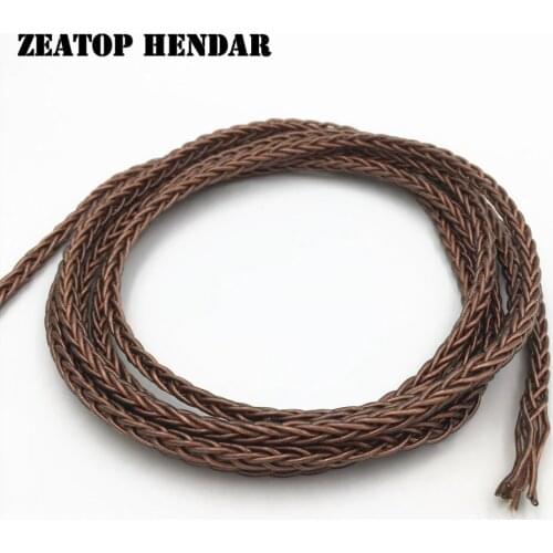 10M High Quality HIFI 6N 8 Core Earphone Cable DIY Repari Headphone Extreme Soft Audio Wire Pure Single Crystal Copper Connector