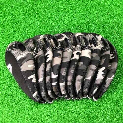 10pcs/Set Iron Headcover Set with Large No. for All Brands ,,, Etc