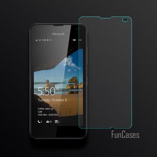 2.5D Curved Edge Screen For Nokia Lumia 550 Protection Film For Nokia Lumia 550 Tempered Glass Front Film Anti-Scratch 0.26mm HD