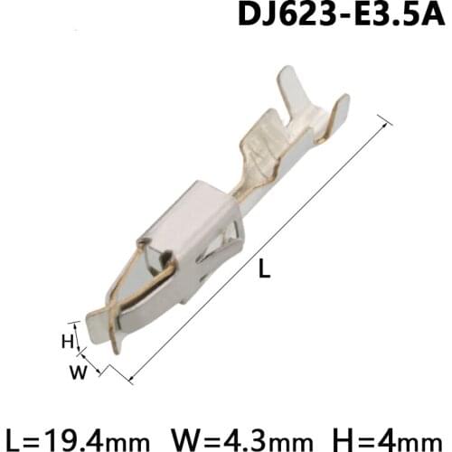 2000 pcs 964286-2 large two-valve terminal engine injector 3.5 female inserting pin DJ623-E3.5A