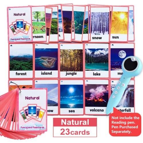 45Pcs/Set Daily Routines English Pocket Card toys Montessori early education childrens game learning montessori toys