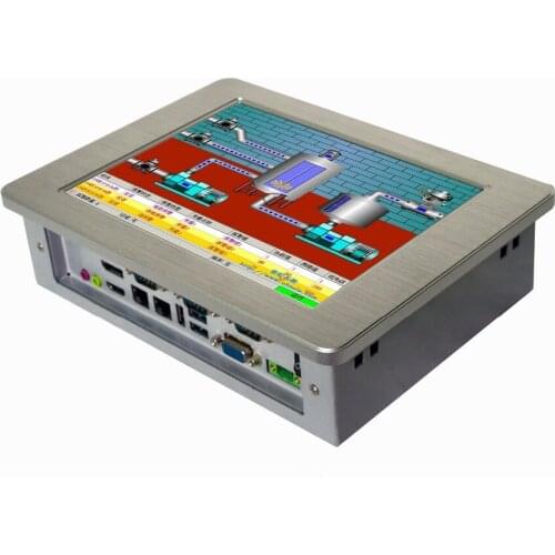8.4 inch IP65 Wall Mount Industrial PC Embedded Computer, x86 Industrial Touch Panel PC
