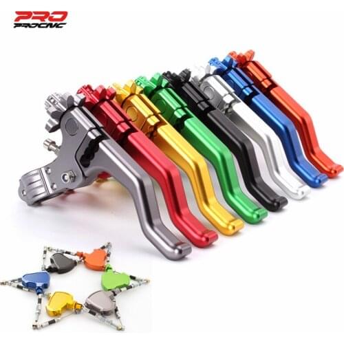 CNC Aluminum Stunt Clutch Lever Easy Pull Cable System For Honda CRF 150 250 230 450 CRF230F CRF250R CRF450R CRF250L CRF250M