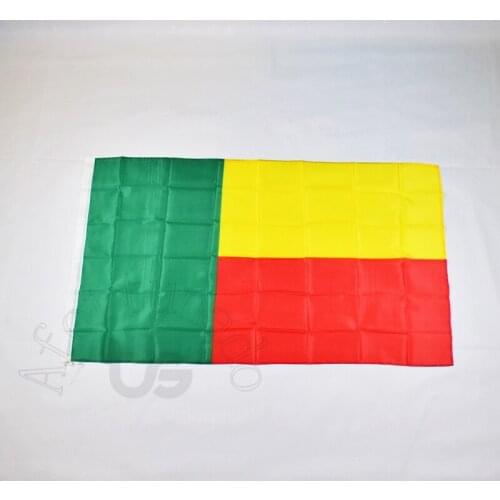 Benin 90*150cm flag Banner 3x5 Foot National flag for meet,Parade,party.Hanging,decoration