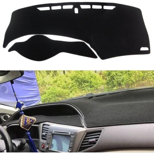 For Honda Civic 9th 2012 2013 2014 2015 1pc Black Car Dashmat Dash Mat Dashboard Pad Sun Cover Styling Decorative Accessories