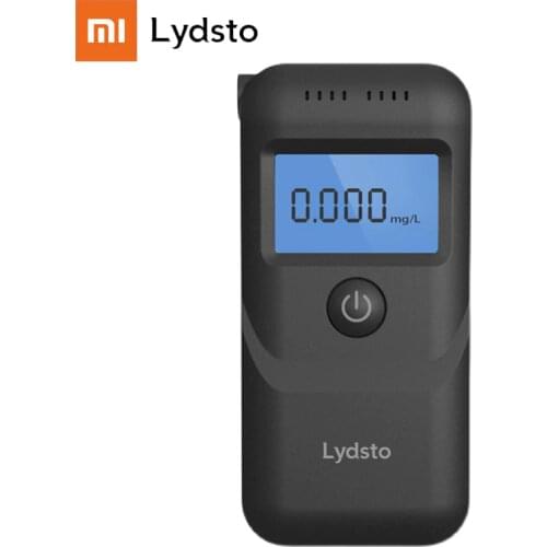 Xiaomi Lydsto Digital Alcohol Tester Blowing Type Special Alcohol Tester Handheld Alcohol Detector With LCD Display Dropship